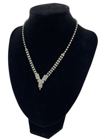 Vintage Princess Rhinestone Necklace