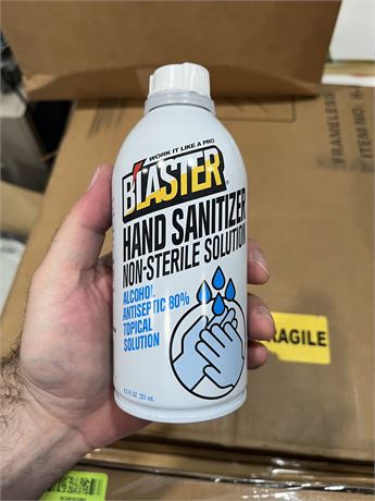 10 pack - Blaster 8.5 Oz Liquid Hand Sanitizer Without Pump