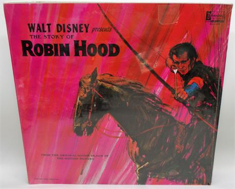 Plastic sealed ROBIN HOOD vinyl album 1963