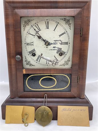 1870’s  - F. Bevin & Son Mantle Clock
