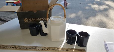 Nelson McCoy pottery cups