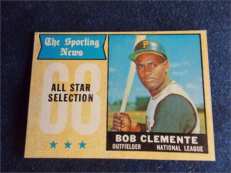 1968 Topps #374 Roberto Clemente All-Star