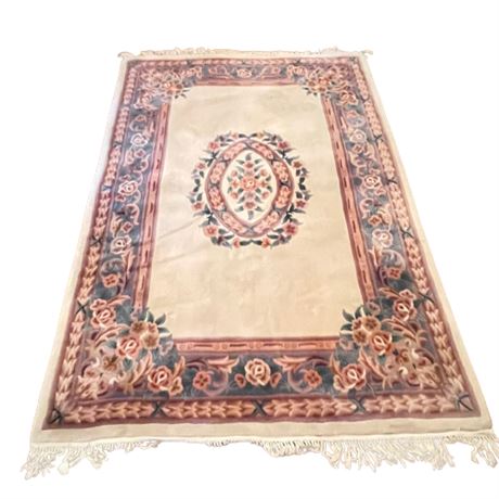 Chinese Hand-Knotted Wool Area Rug