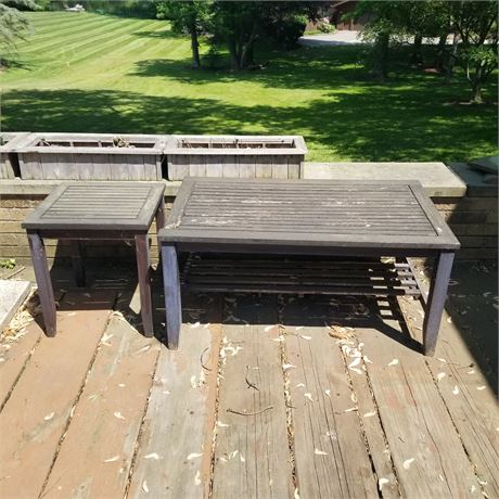 Wood Patio Tables