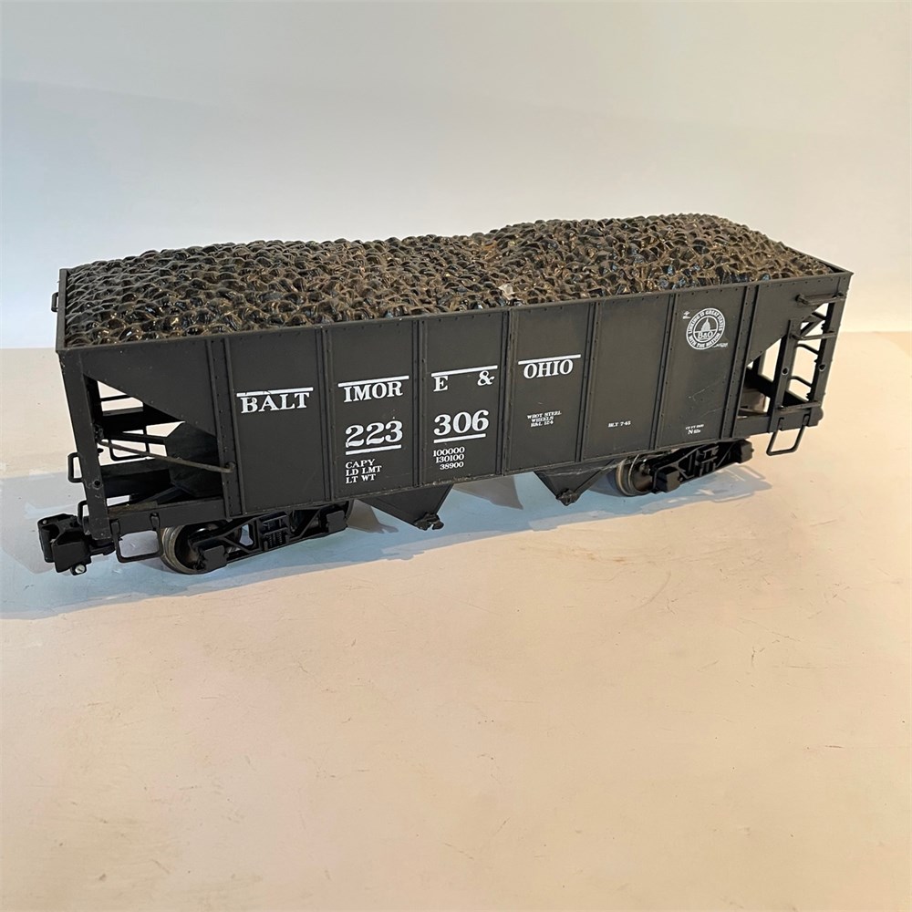 Bid On Everything - ARISTOCRAFT G Scale 2 Bay Hopper Car B&O ART41807-D