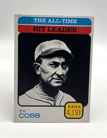 Ty Cobb All Time Hit Leader Topps #471 Baseball Card