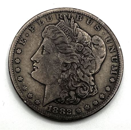 1882 CC Silver Morgan Dollar