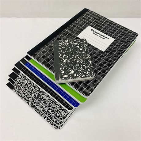 Bundle of New Composition Notebooks, Graph Ruled and Standard