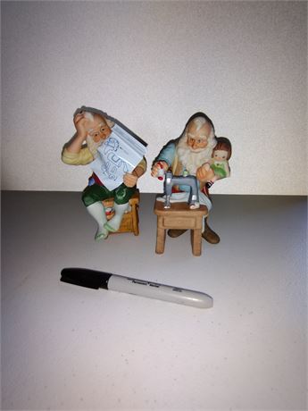 Hallmark santa figurines
