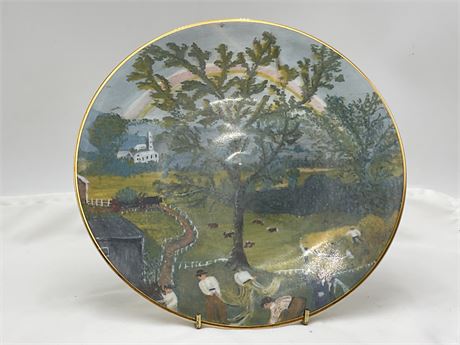 Numbered GRANDMA MOSES Collectors Plate