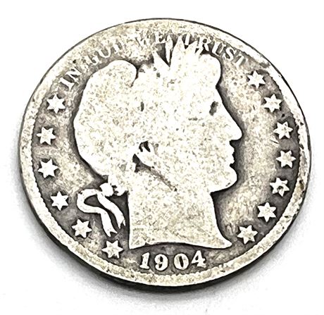 1905 Silver Barber Half Dollar