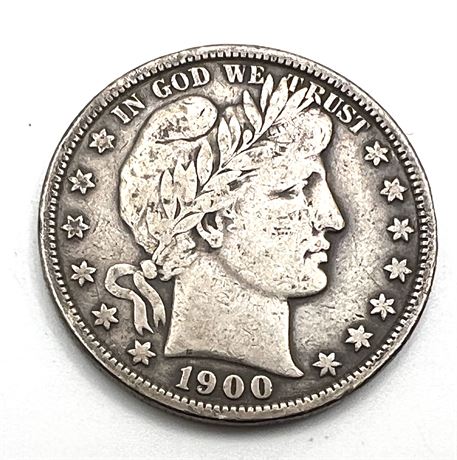 1900 Silver Half Dollar