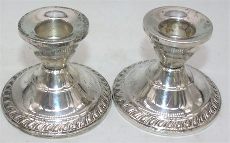 Silver Candle Stick holders