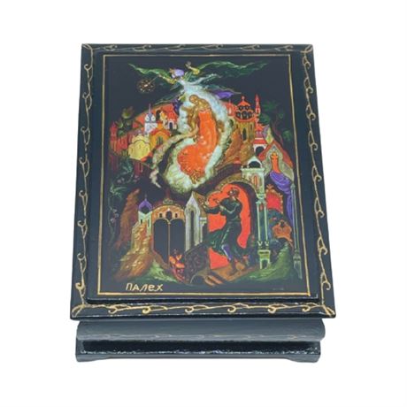 Russian Lacquer Painted Box