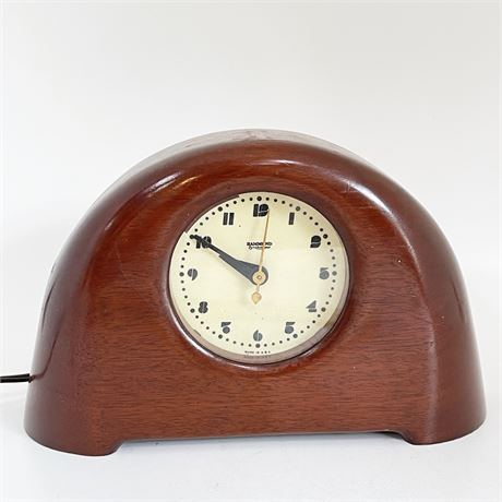 Hammond Synchronous Wood Case Mantle Clock