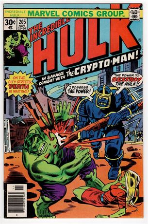 Incredible Hulk #205 (1976) death of Jarella by Marvel Comics