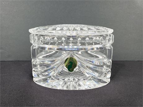 Waterford Crystal Oval Trinket Box