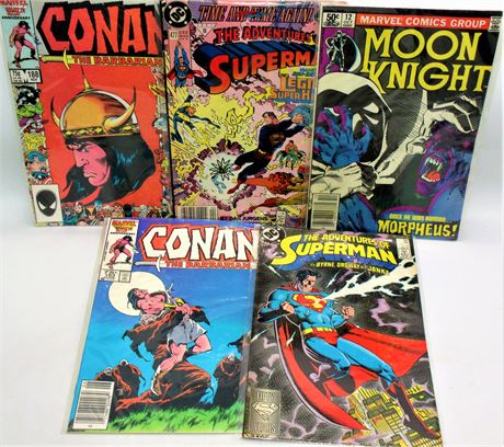 Comic Books Superman Conan etc