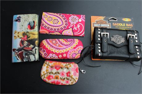 Vera Bradley Accessories, Harley Davidson Pouch, and More