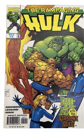 1998 Marvel - The Rampaging Hulk - Comic Book