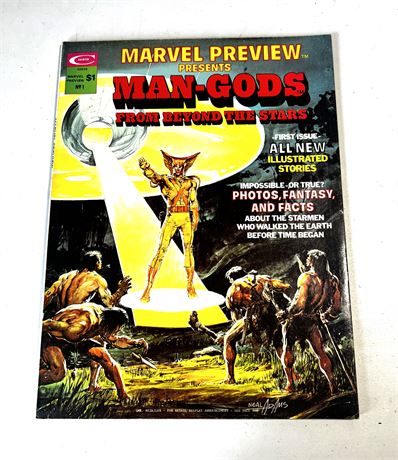 Marvel Preview "MAN-GODS" #1 Comic