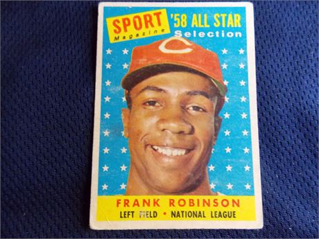 1958 Topps #484 Frank Robinson All-Star
