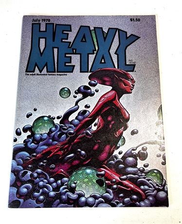 Heavy Metal July 1978 Fantasy Magazine