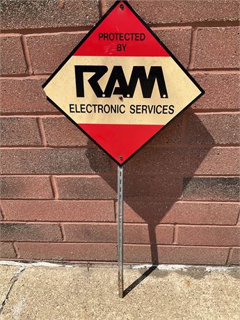 Crime Preventive Signage - “Protected By RAM”