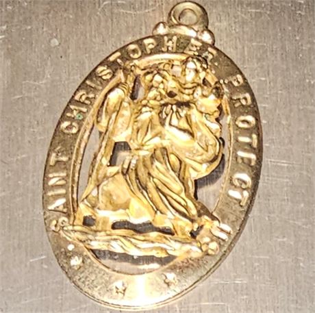 14 KT Saint Christopher Medal
