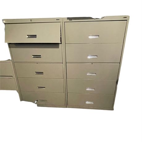 Lateral File Cabinet Set