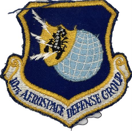 Vietnam Era US Air Force 10th Aerospace Defense Group   Patch