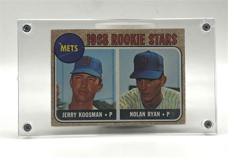 1968 Mets Rookie Stars Koosman/Ryan Topps #177 Baseball Card