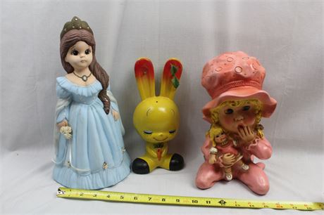 Vintage Figurines/Coin Bank