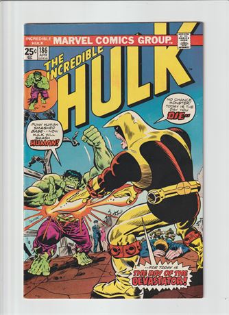 Incredible Hulk #186 - 1st. App. & Death of The Devastator.