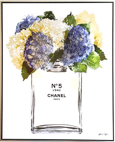 Oliver Gal, "Bright and Airy Garden Scent Purple" Chanel No. 5