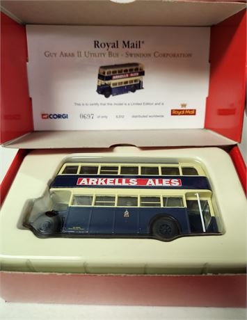Royal Mail Definitive Double Deckers Guy Arab II Utility Bus Swindon Corp