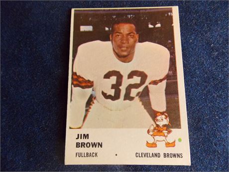 1961 Fleer #11 Jim Brown, Cleveland Browns