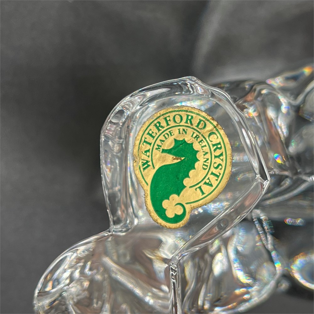 Bid On Everything Waterford Crystal Elephant Figurine