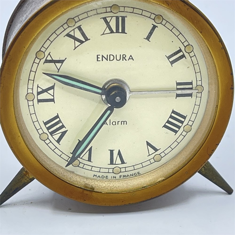 Bid On Everything - Vintage Endura Alarm Clock Made in France