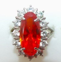 Rust Belt Revival Online Auctions - Sterling Silver ring large stone