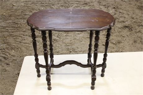 Vintage 6-Legged Parlor Table