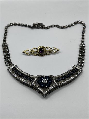 Vintage Necklace and Bracelet Jewelry Lot