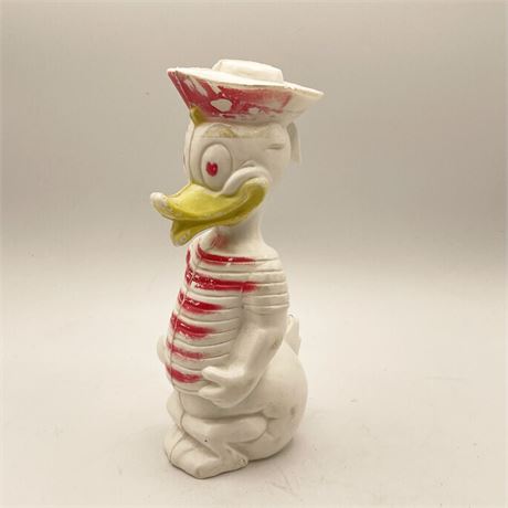 Vintage Plastic Donald Duck Figure