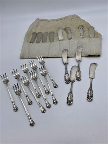 Partial Set of Sterling Silver Flatware