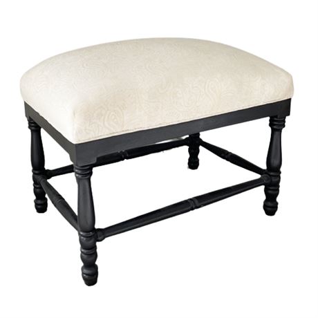 Contemporary Upholstered Accent Stool