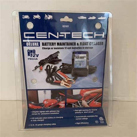New - Cen-Tech Battery Maintainer and Float Charger