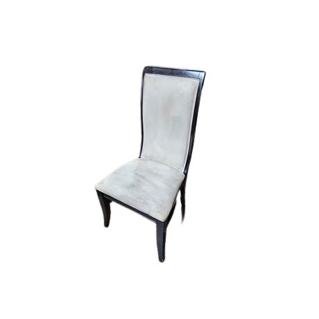 REGENCY STYLE QUALITY BLACK LACQUER DINING CHAIR