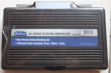 3 PC Brake Bleeding Wrench Set