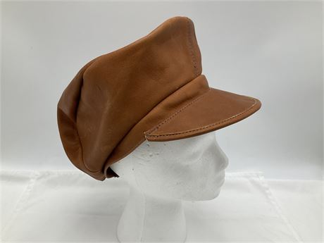 Vintage Mod Leather Cap