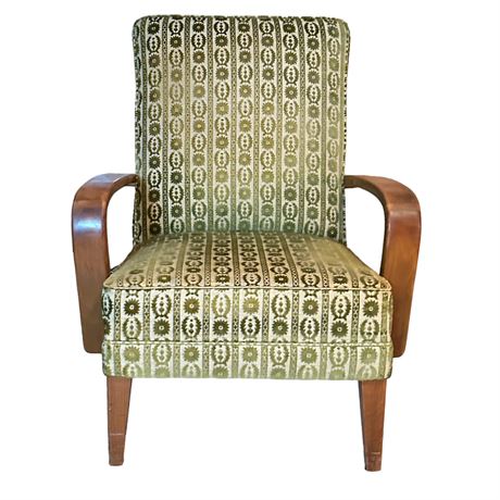 MCM Styled Upholstered Lounge Chair